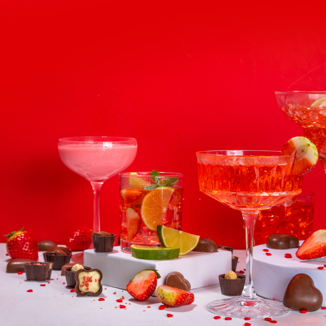 Easy Valentines Day Cocktails | No Days Wasted